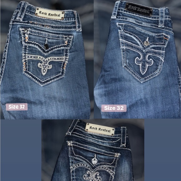 Rock revival jean size 31 & 32 bundle boot cut